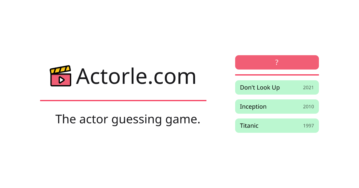 Actorle publisher preview