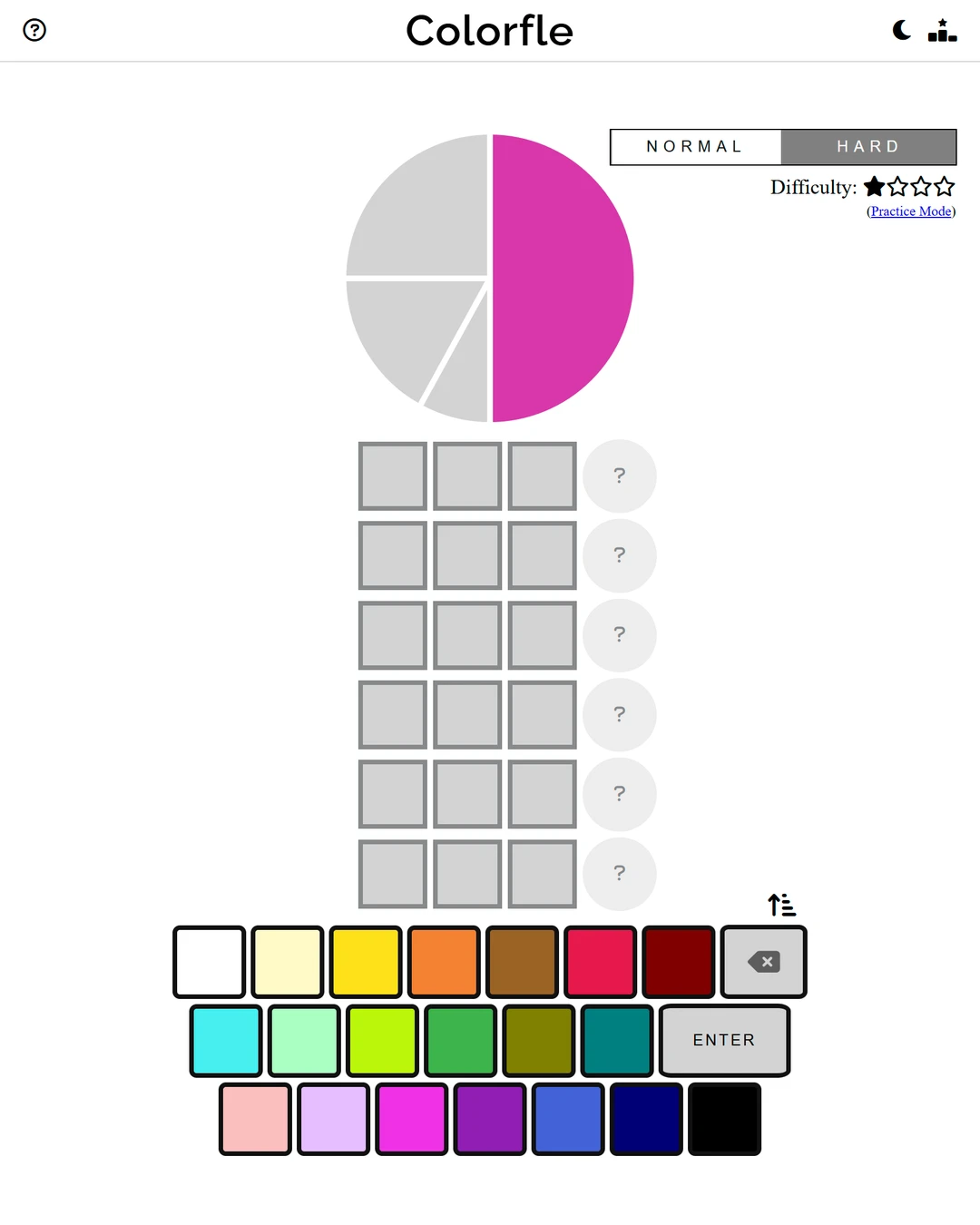 Colorfle official game screenshot