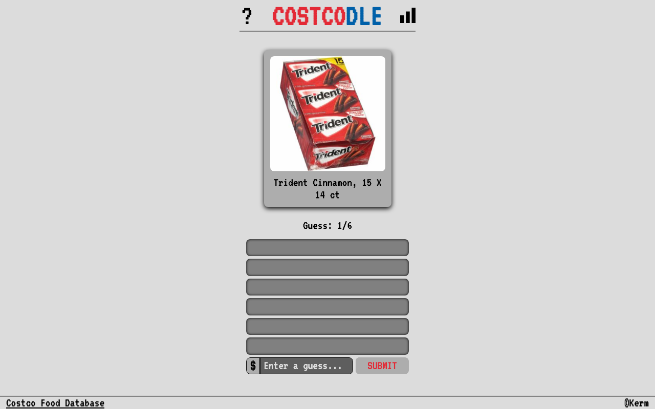 Costcodle publisher preview