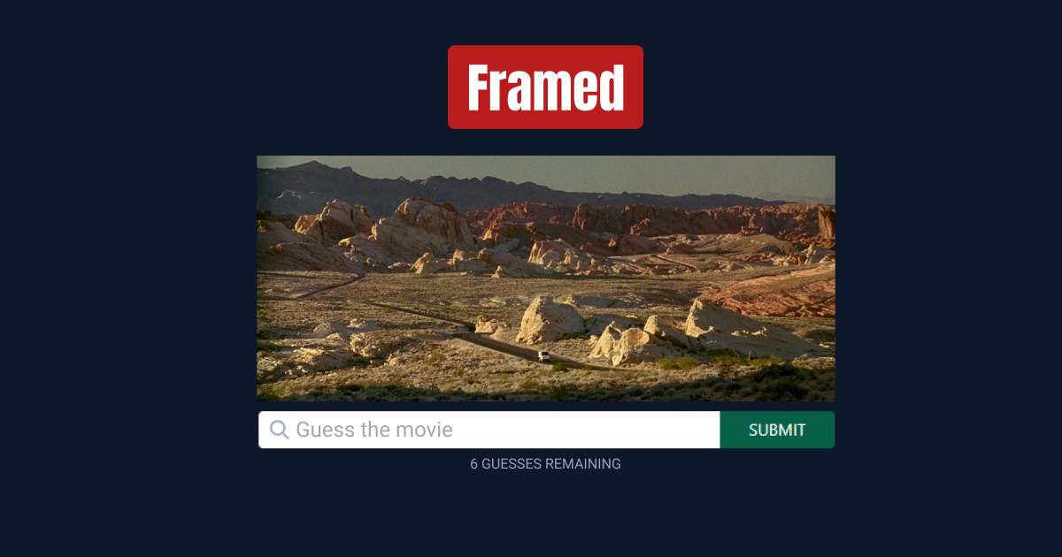 Framed official game screenshot