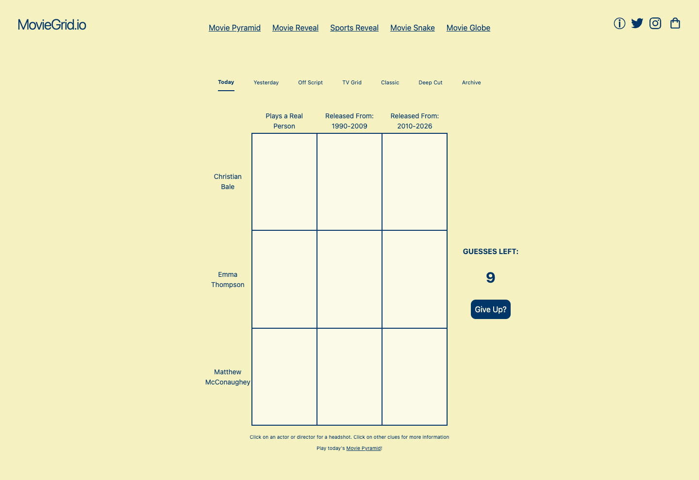 Movie Grid publisher preview